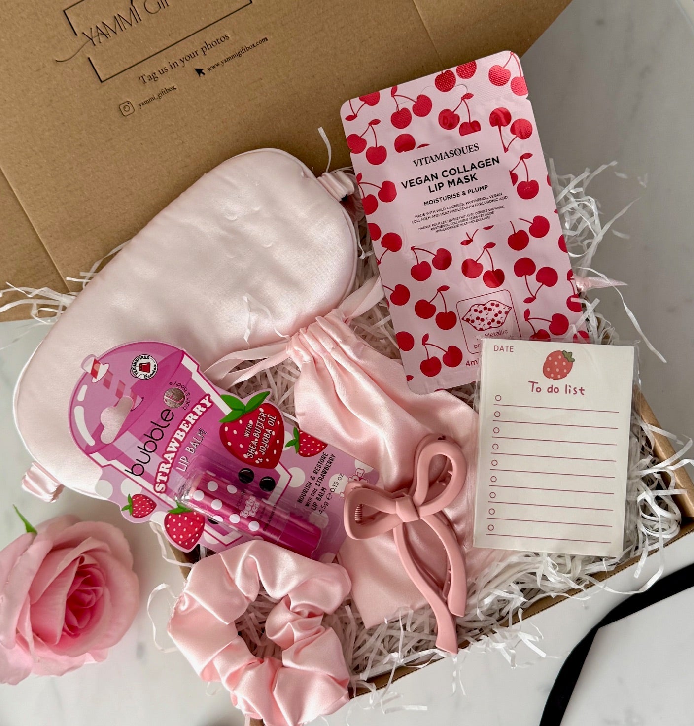 Exam gift box with sweets and face mask – Yammi Gift Box
