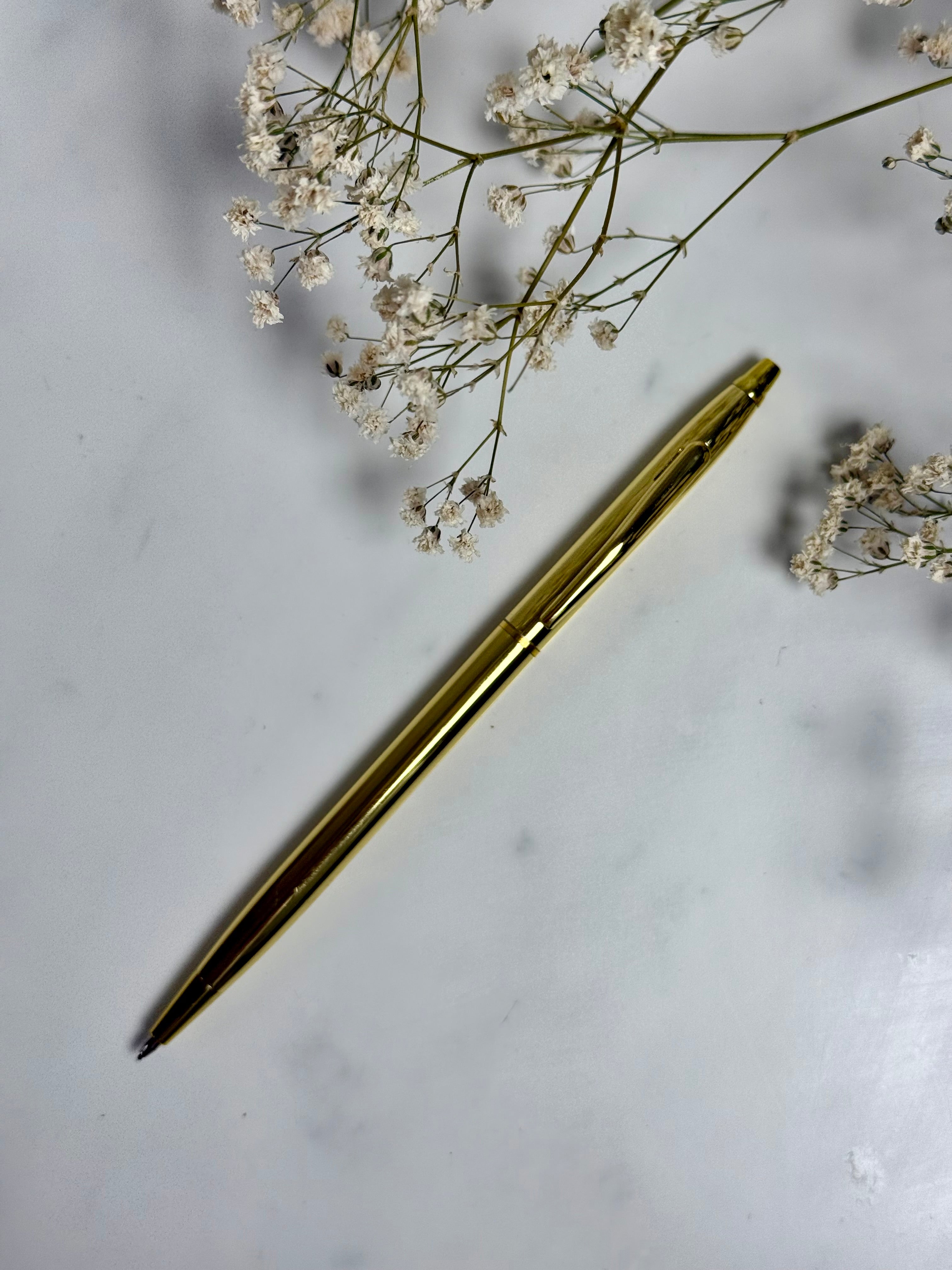 Gold Bulletpoint Pen
