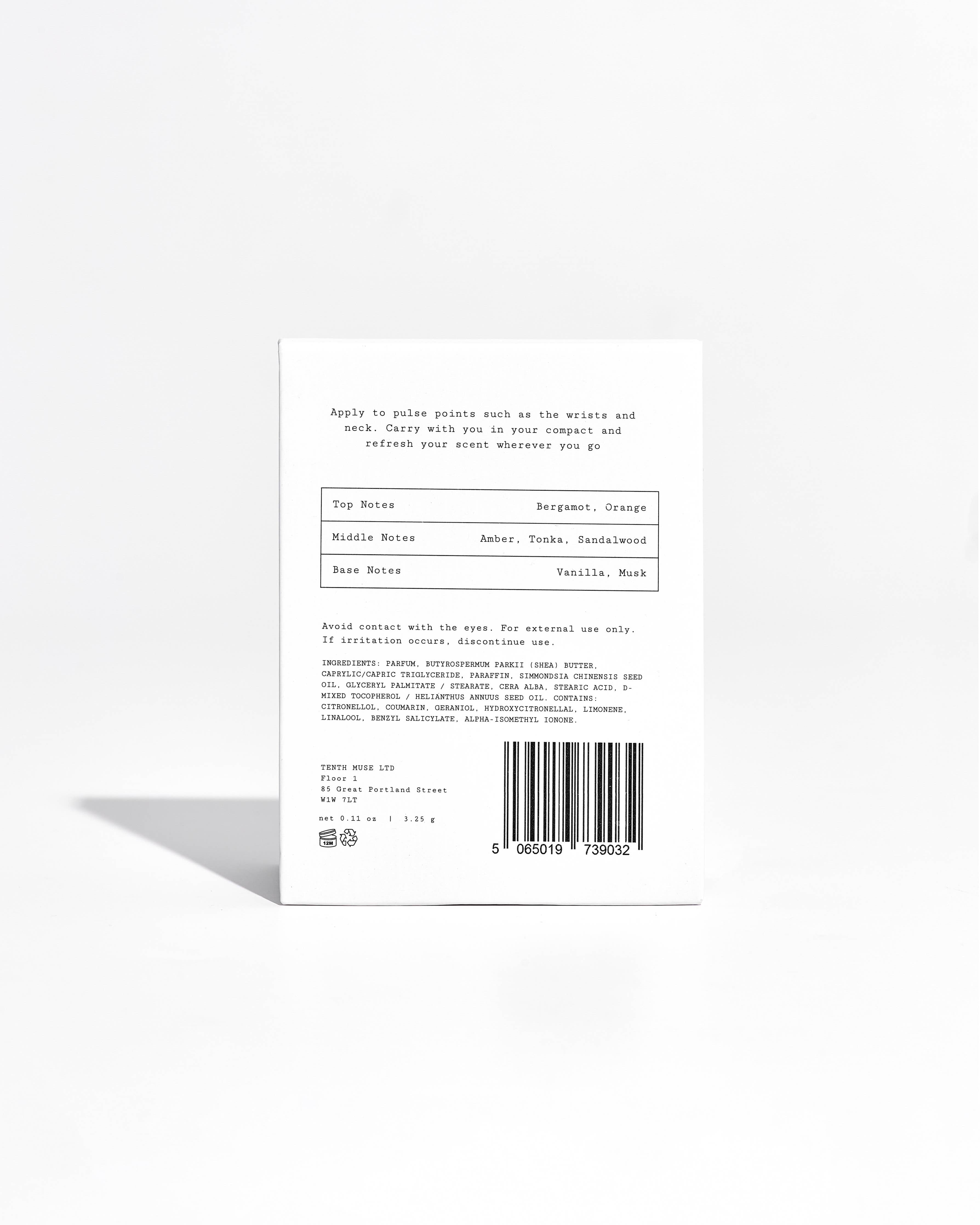 Vanilla Afterglow Perfume Balm