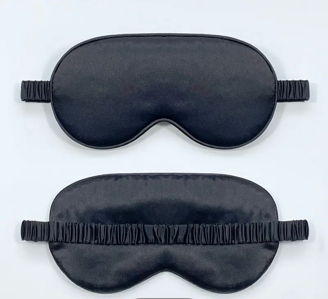 Black Satin Sleep Mask