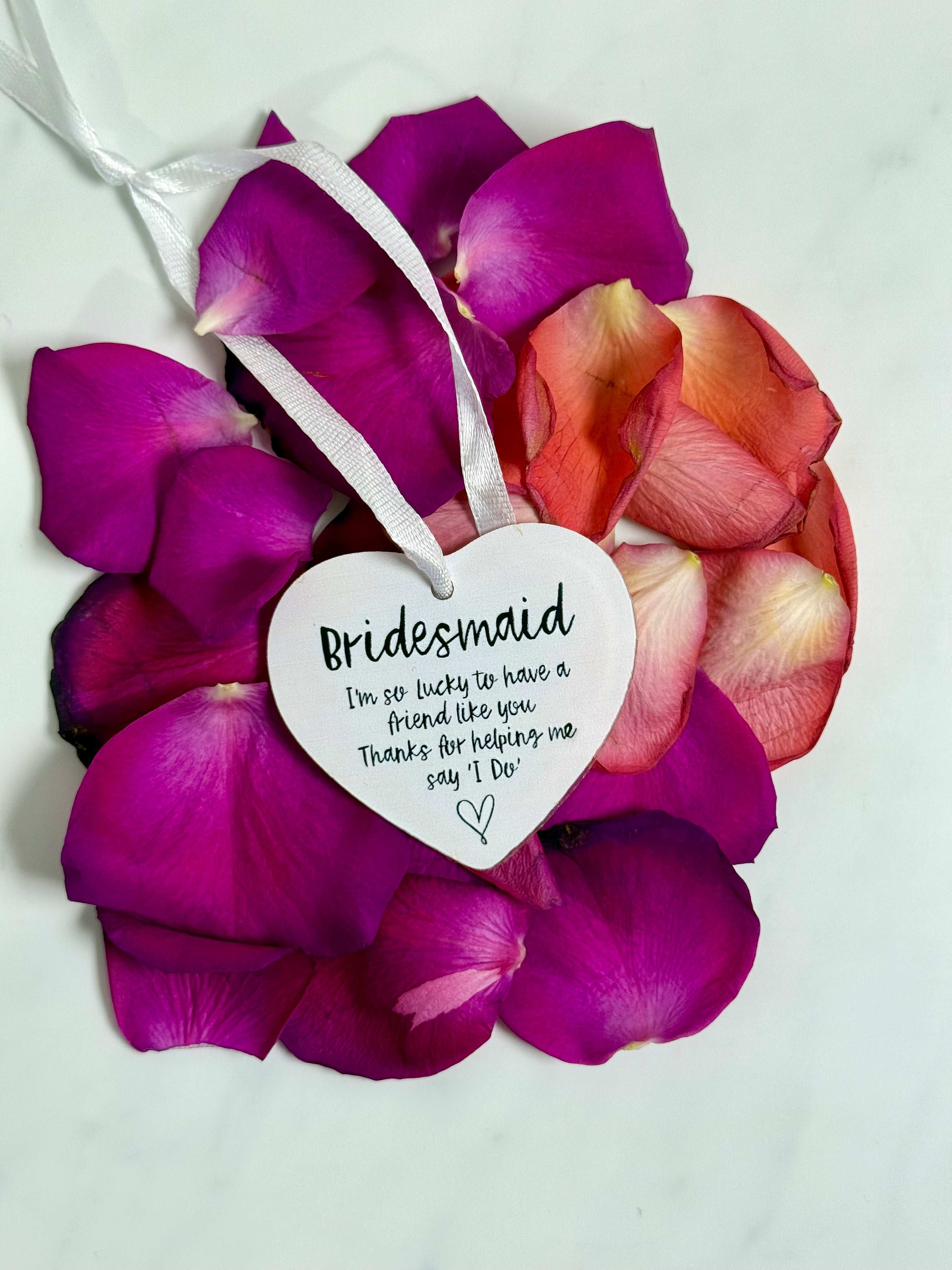 Heart Bridesmaid Keepsake