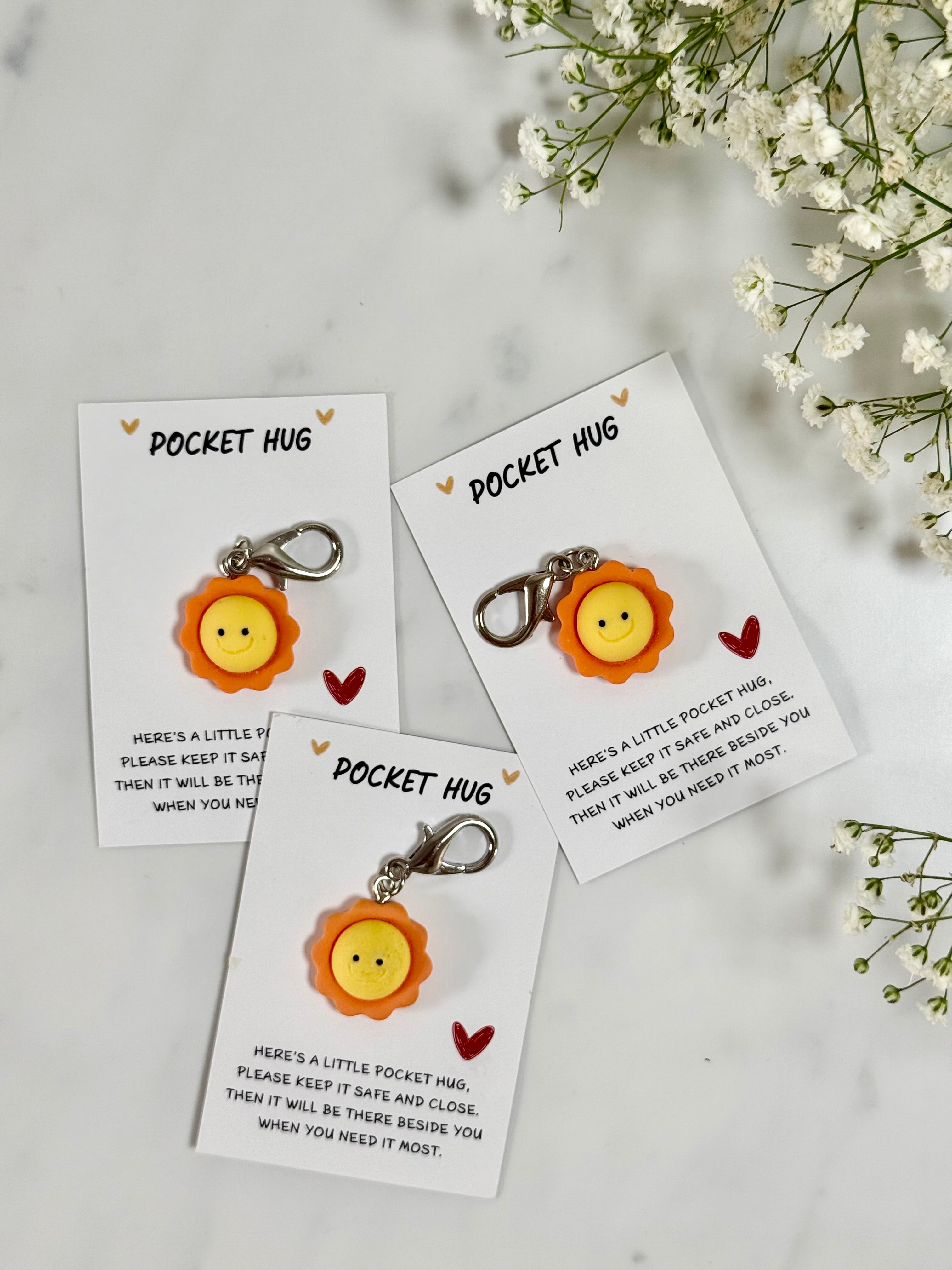 Sunshine Pocket Hug Keychain