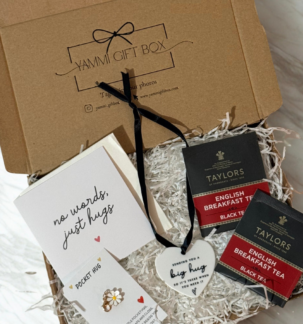 YAMMI Gift Box with Taylor's English Breakfast Tea and a card