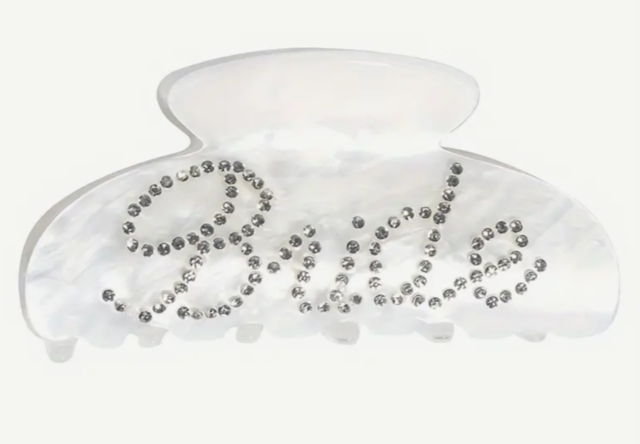 Rhinestone Bride Clawclip