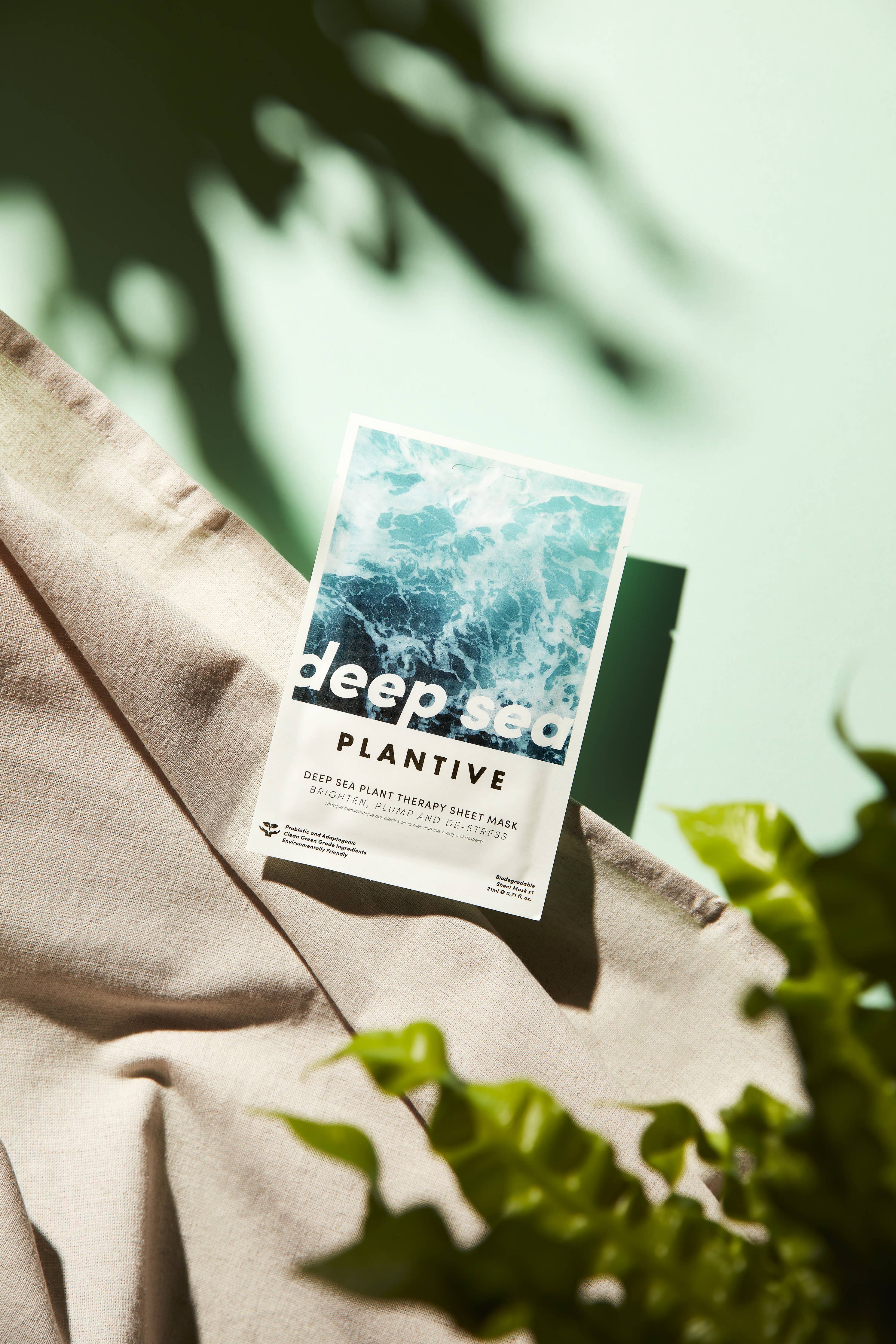 Plantive deep sea product packaging.