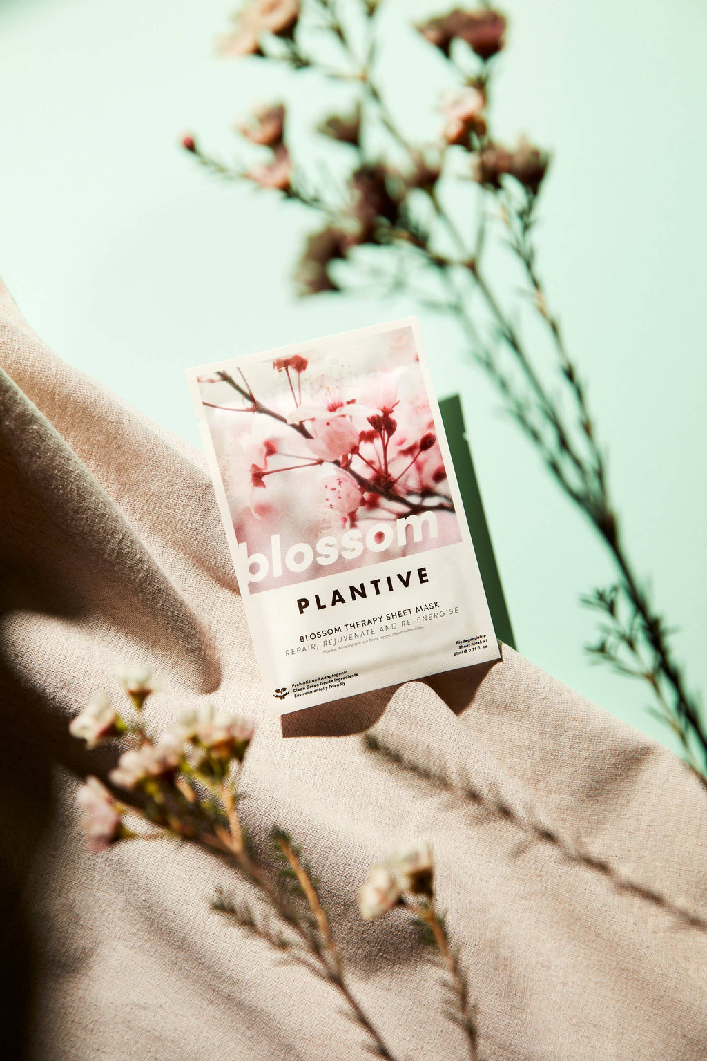 Blossom Plantive product packaging.