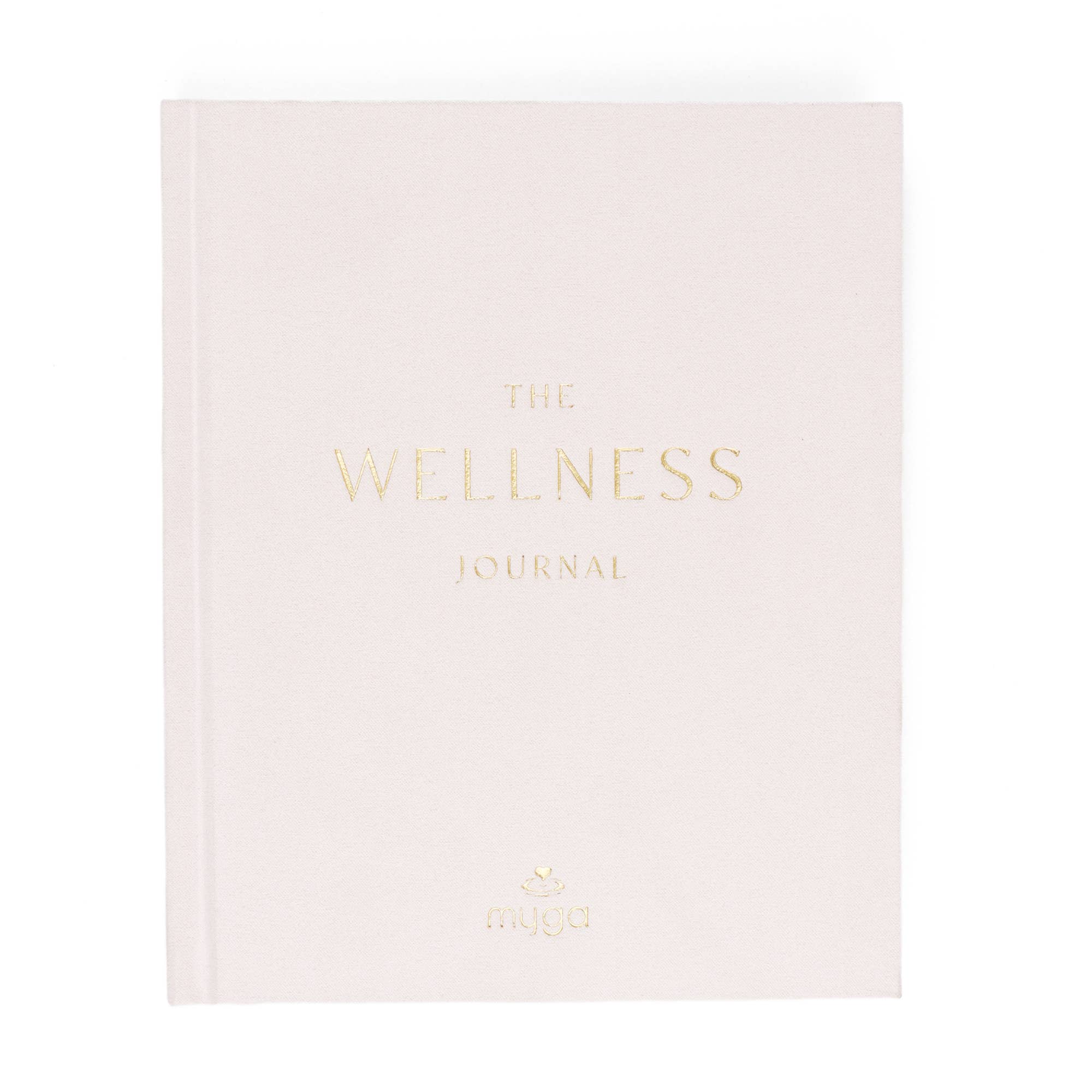 Pink journal titled 'The Wellness Journal'.