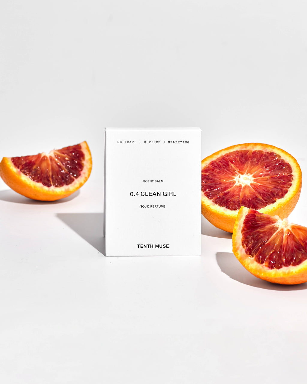 Tenth Muse Clean Girl solid perfume packaging.